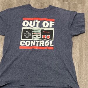Nintendo Blue 'Out of Control' T-Shirt